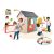 FEBER – Casual 6 Activities House, Casa con 6 Actividades de Juego, Accesorios Incluidos para los Juegos, Colores Resistentes a la Luz Solar, Montaje Fácil, A Partir de 3 años, Famosa (FEH23000)